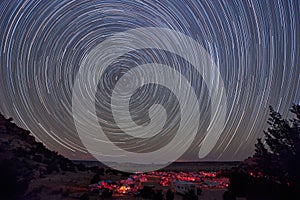 Star Trails over Star Party
