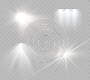 Star on a transparent background,light effect,vector illustration. burst with sparkles.