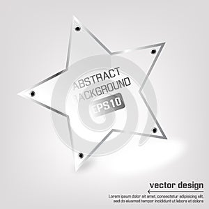 Star vector banner