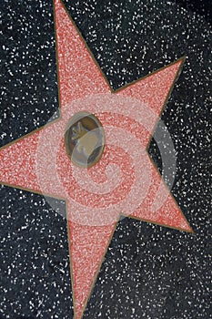 Star on walk of fame photo