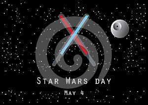 Star Wars Day vector