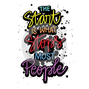 The star is what stops most people hand lettering.