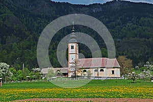 Stara Fuzina in the Alps of Slovenia