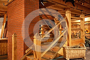 Stara karczma in Arlamow. Poland