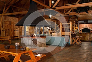 Stara karczma in Arlamow. Poland