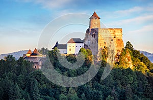 Stara Lubovna castle in Slovakia, Europe landmark