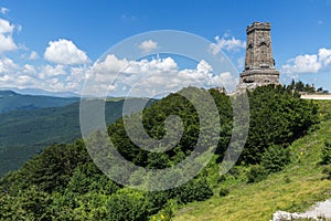 Stara Planina Balkan Mountain and Monument to Liberty Shipka, Bulgaria