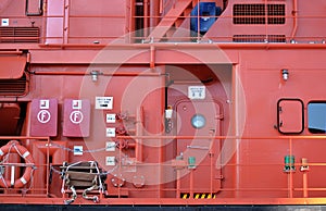 Starboard deck in a Rescue Ship