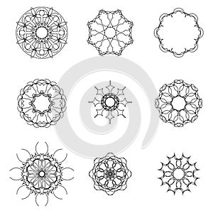 Starburst sunburst abstract. Explosion fireworks vector set