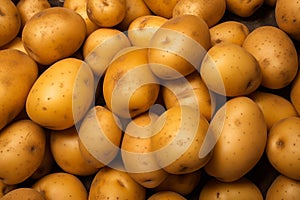 Starchy Ripe potatoes. Generate Ai photo