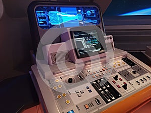 Starcruiser Halcyon bridge navigation console