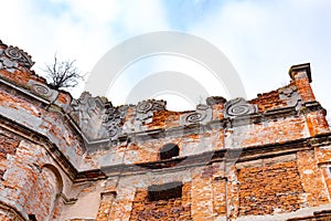 Stare Selo Old village Castle, Lviv region, Ukraine. Castle in the Stare Selo old village near the Lviv in western Ukraine