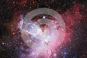 Starfield. Elements of this image furnished by NASA