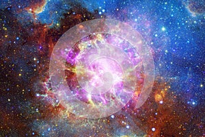 Starfield stardust and nebula in endless beautiful universe