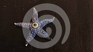 Starfish with evil eye