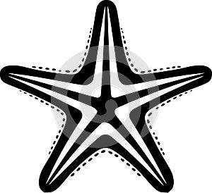 Starfish - high quality vector logo - vector illustration ideal for t-shirt graphic