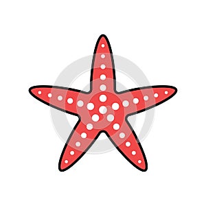 starfish icon design template vector illustration