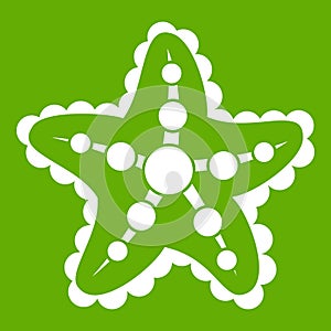 Starfish icon green