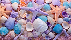 Starfish ocean background collect shell sea tropical marine beach nature seashell
