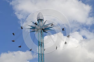 The Starflyer Ride (Skyflyer) Sky Swing South Bank London