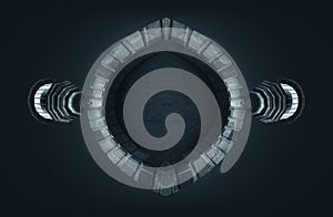 Stargate abstract concept design artwork