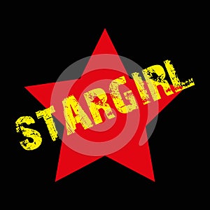 stargirl on black background