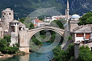 Stari Most - the old bridge in Mostar, Bosnia and Herzegovina