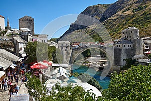 Stari Most Old Bridge of Mostar, Bosnia