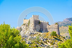 Starigrad fortress in Omis, Croatia.