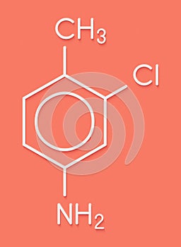 Starlicide avicide molecule gull toxicant. Skeletal formula.