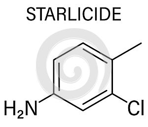 Starlicide molecule. Skeletal formula.