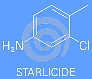 Starlicide molecule. Skeletal formula.