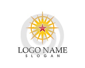 Starlight icon logo design template