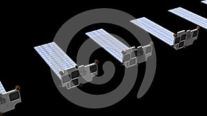 Starlink satellite - slide loop