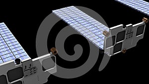 Starlink satellite - slide loop - detail
