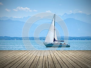 Starnberg Lake in Germany