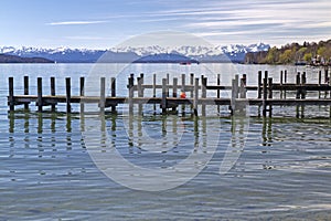 Starnberger See Lake in Bavaria, Germany