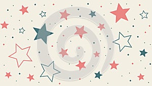 Starry Night with Abstract Cosmic Patterns Vector Art, vector design Generative AI