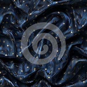 Starry Night Elegance: Luxurious Textile Design photo