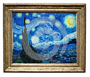 Starry Night Painting By Vincent