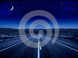 Estelar noche carreteras 