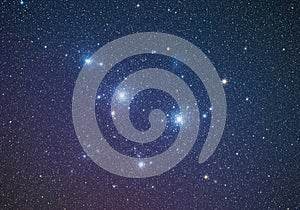 A starry night sky filled with