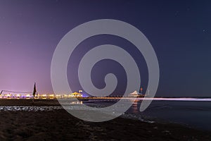 starry night sky overlooks the Mediterranean Sea