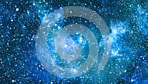 Starry outer space background texture .Deep space