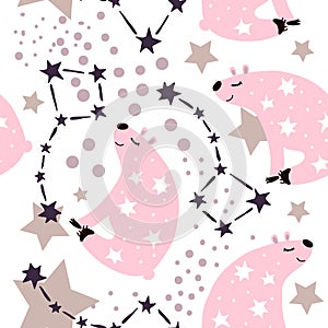 Bear starry pattern