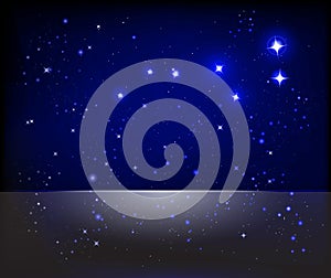 Starry sky background