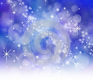Starry Sparkly Bokeh background