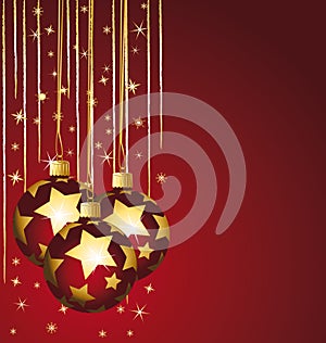 Stars christmas balls