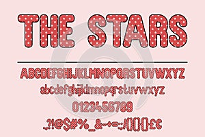 The Stars Color Font Set