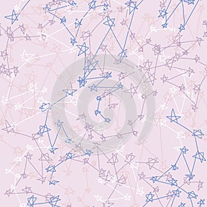 Stars constellations stylize drawing.